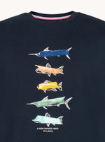 Afbeelding in Gallery-weergave laden, A Fish Named fred vissen t shirt marine
