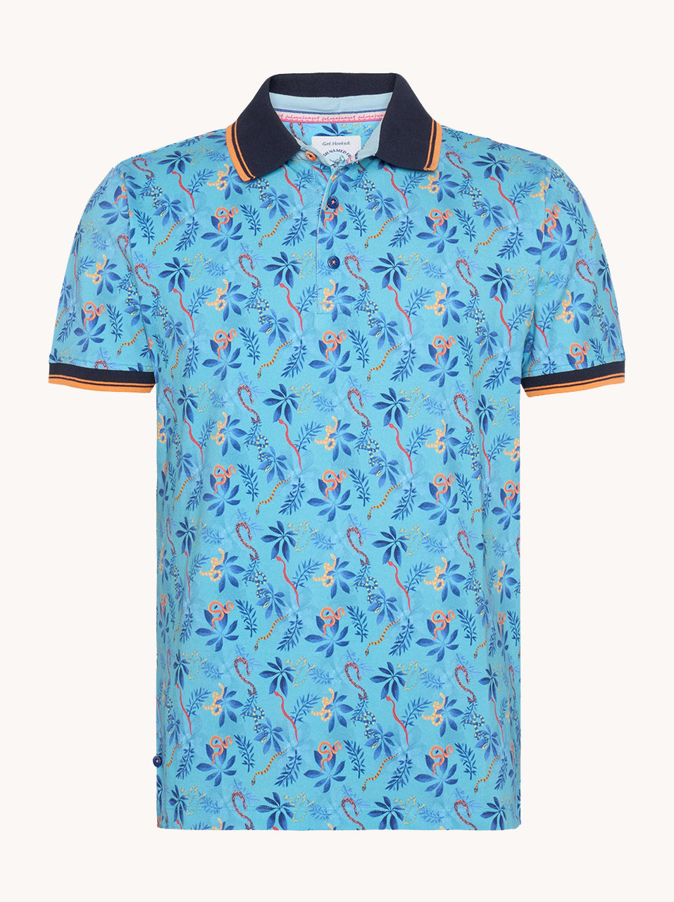Polo fish named fred slangenprint
